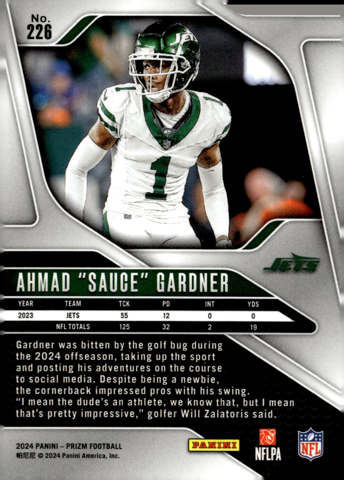 Ahmad Gardner 2024 Panini Prizm #226 - Collector Store LLC
