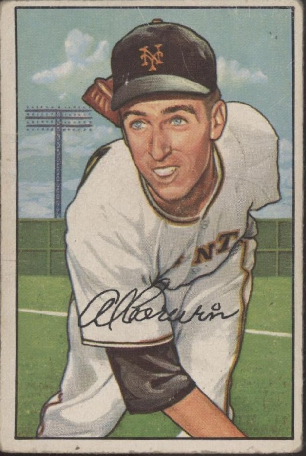 Al Corwin 1952 Bowman RC #121 New York Giants VG - EX - Collector Store LLC