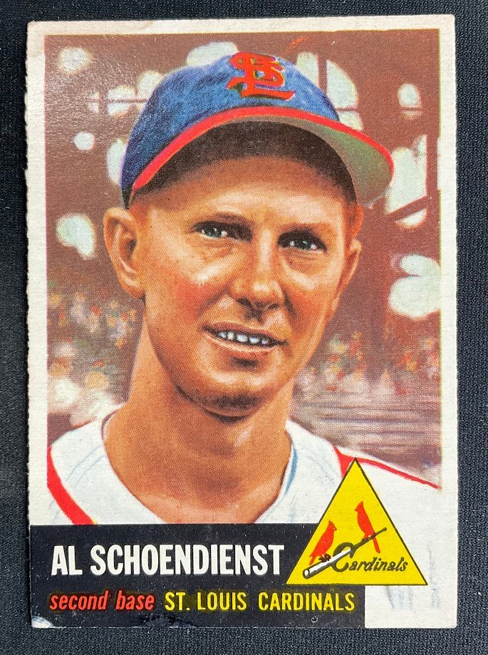 Al Schoendienst 1953 Topps #78 St. Louis Cardinals VG - Collector Store LLC