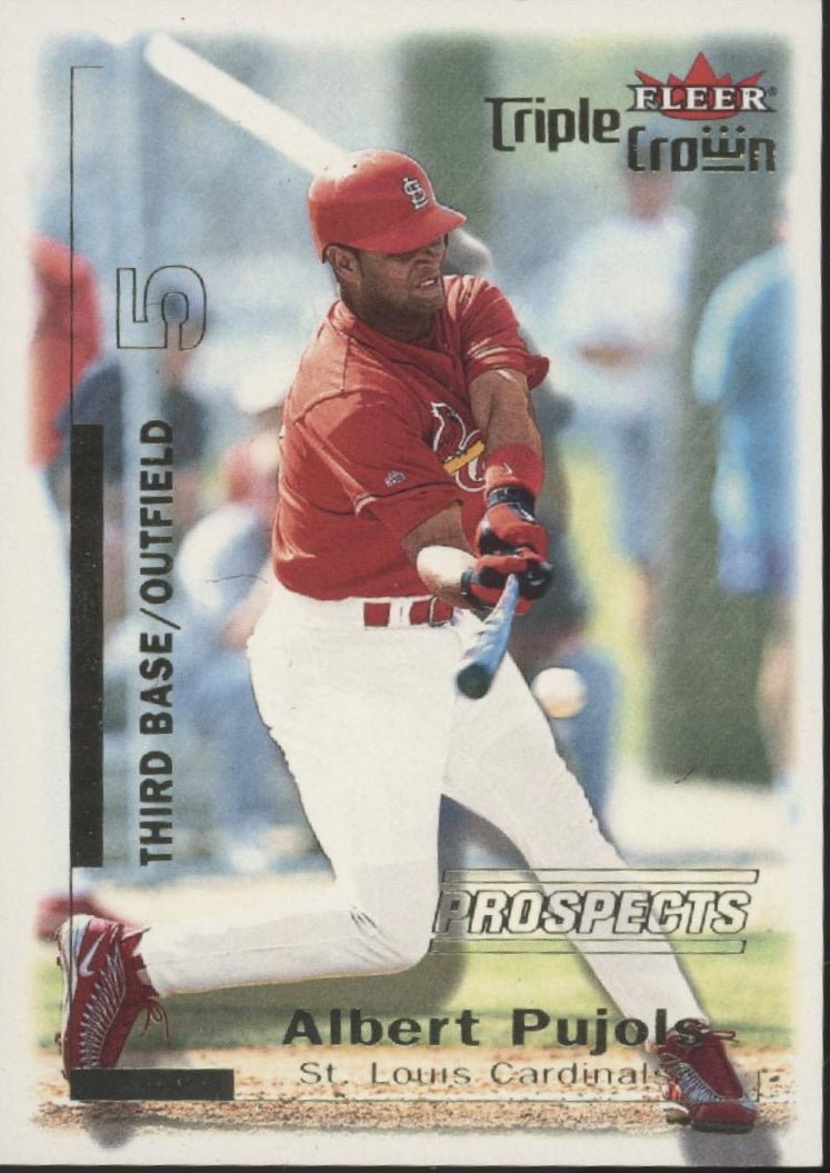 Albert Pujols 2001 Fleer Triple Crown Prospects 2807/2999 #309 - Collector Store LLC