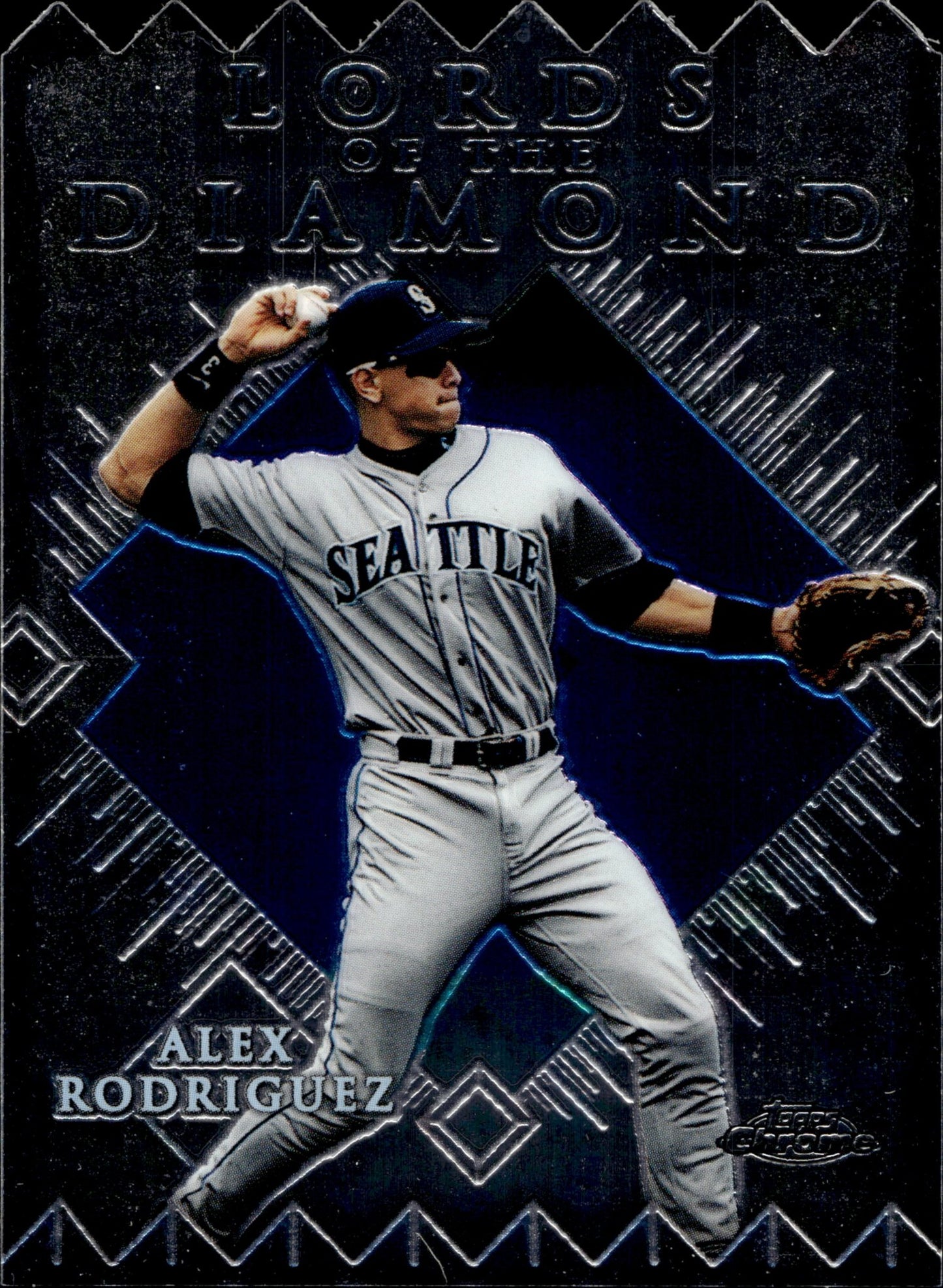 Alex Rodriguez 1999 Topps Chrome Lords of the Diamond Die - Cut #LD7 - Collector Store LLC