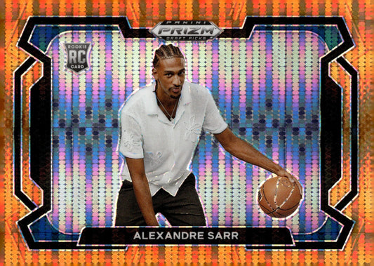 Alexandre Sarr 2024 Prizm Draft Picks Variation Orange Pulsar Prizm RC 10/49 #1 - Collector Store LLC