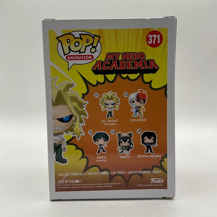 All Might (Weakened) Funko Pop! My Hero Academia 371 - Collector Store LLC