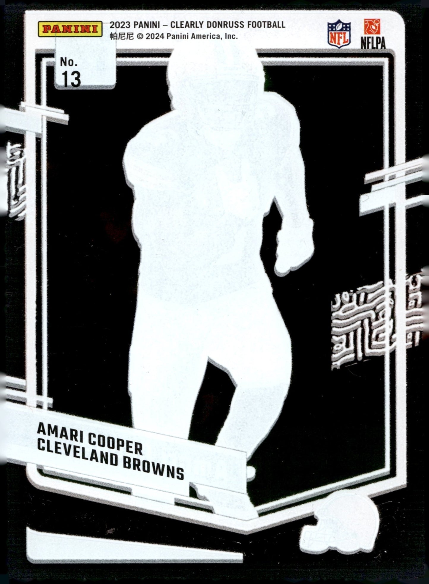 Amari Cooper 2023 Panini Clearly Donruss #13 - Collector Store LLC