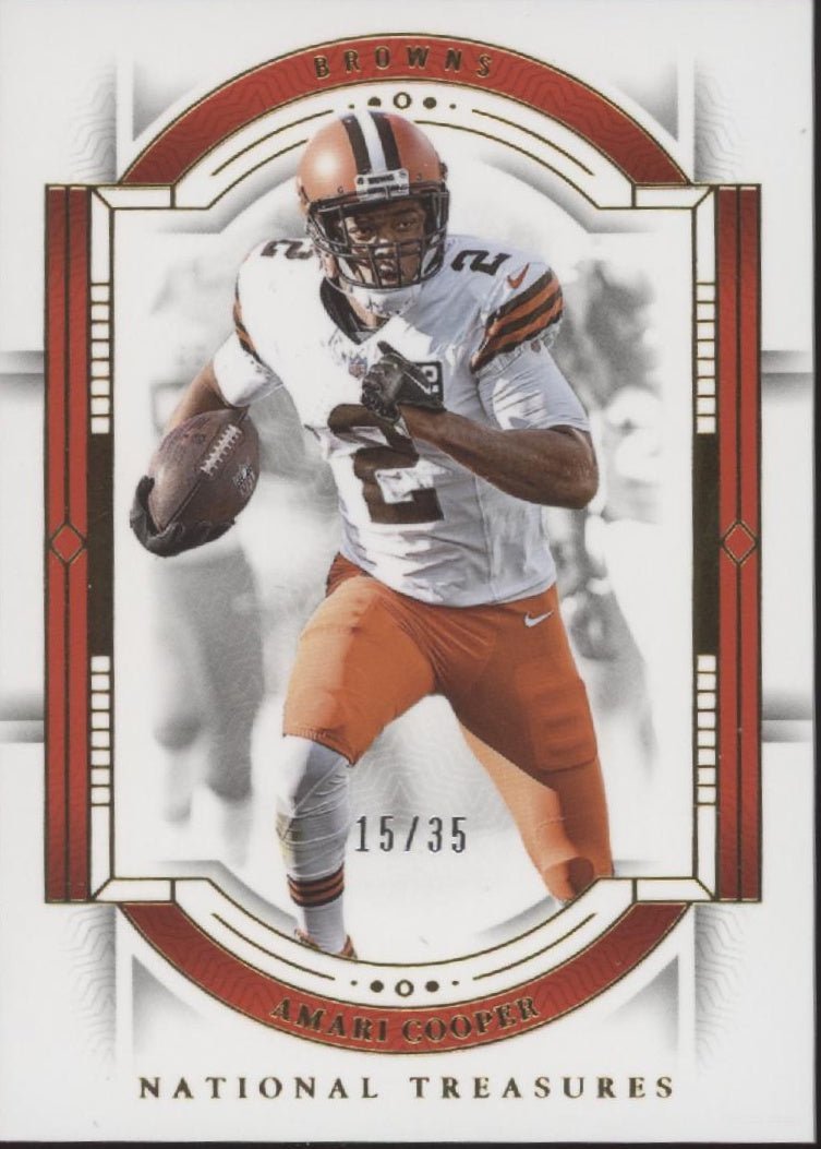 Amari Cooper 2023 Panini National Treasures Gold 13/35 #22 - Collector Store LLC