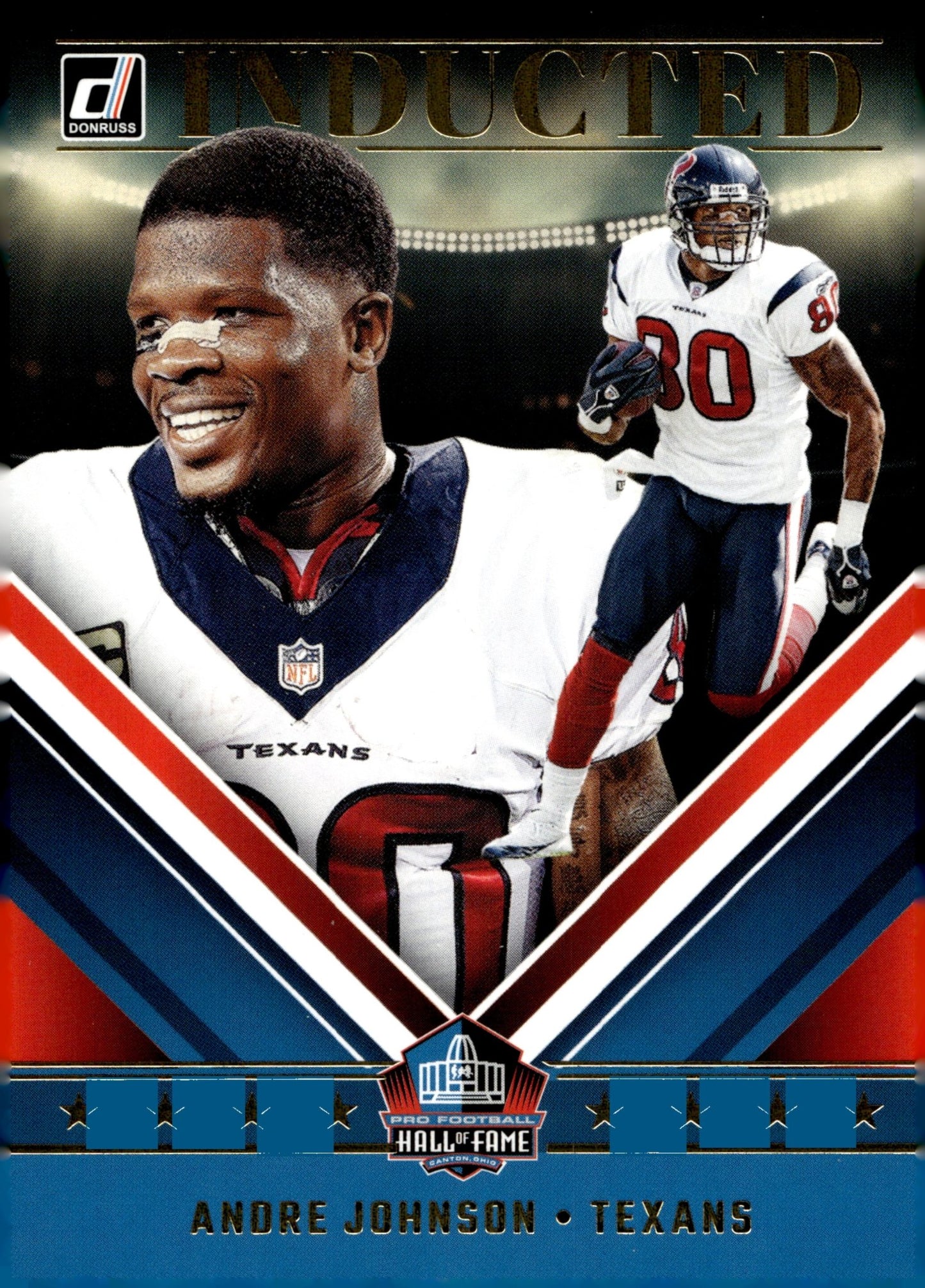 Andre Johnson 2024 Panini Donruss Inducted Hall of Fame #I - AJ #1 - Collector Store LLC