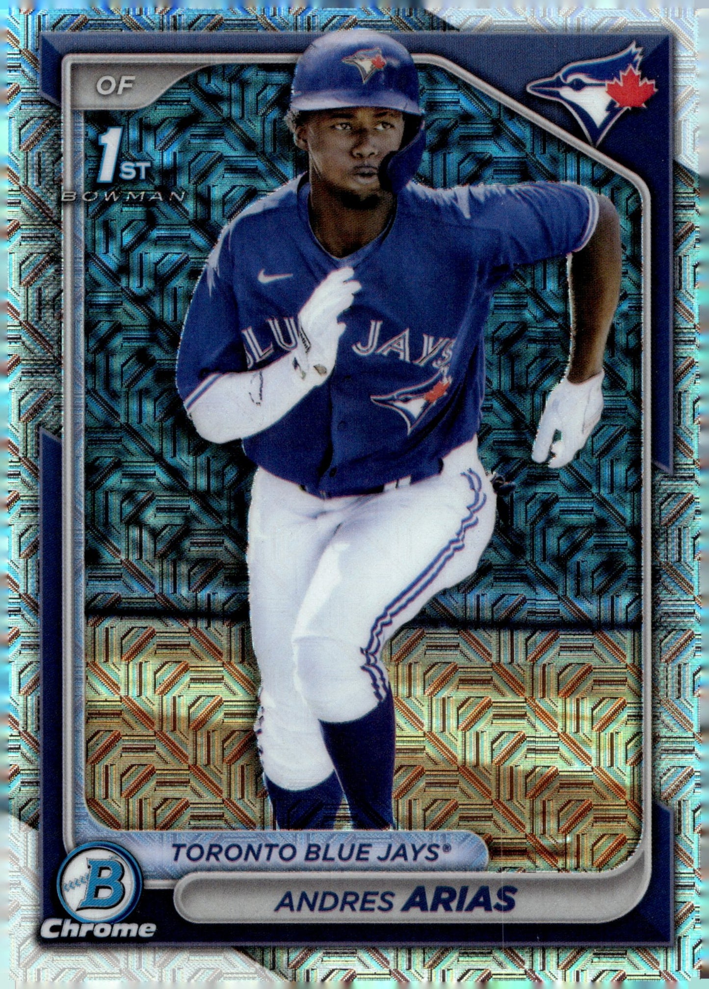 Andres Arias 2024 Bowman Chrome Mojo Refractor #BCP - 236 #3 - Collector Store LLC