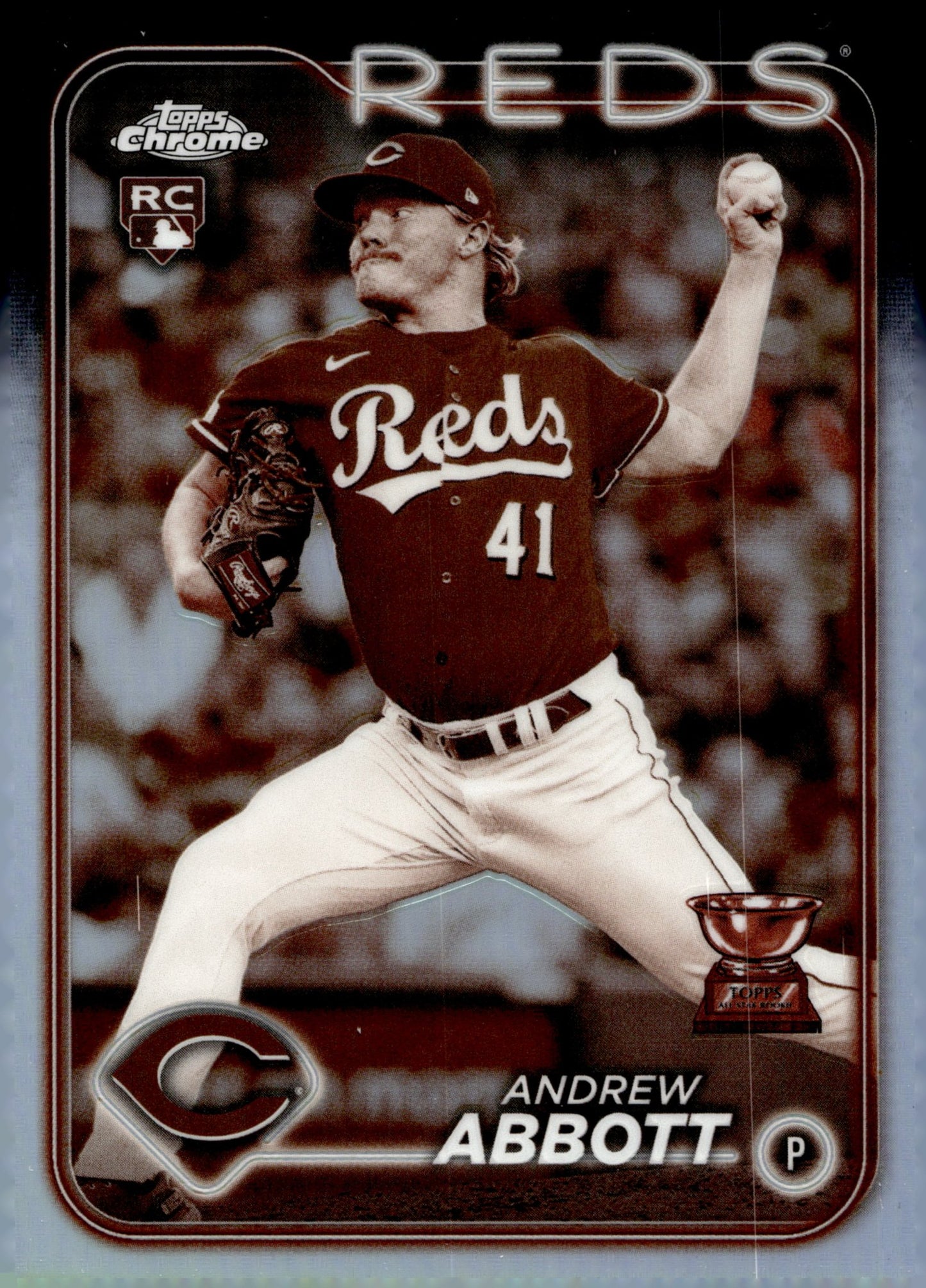 Andrew Abbott 2024 Topps Chrome Sepia Refractor RC #154 #1 - Collector Store LLC