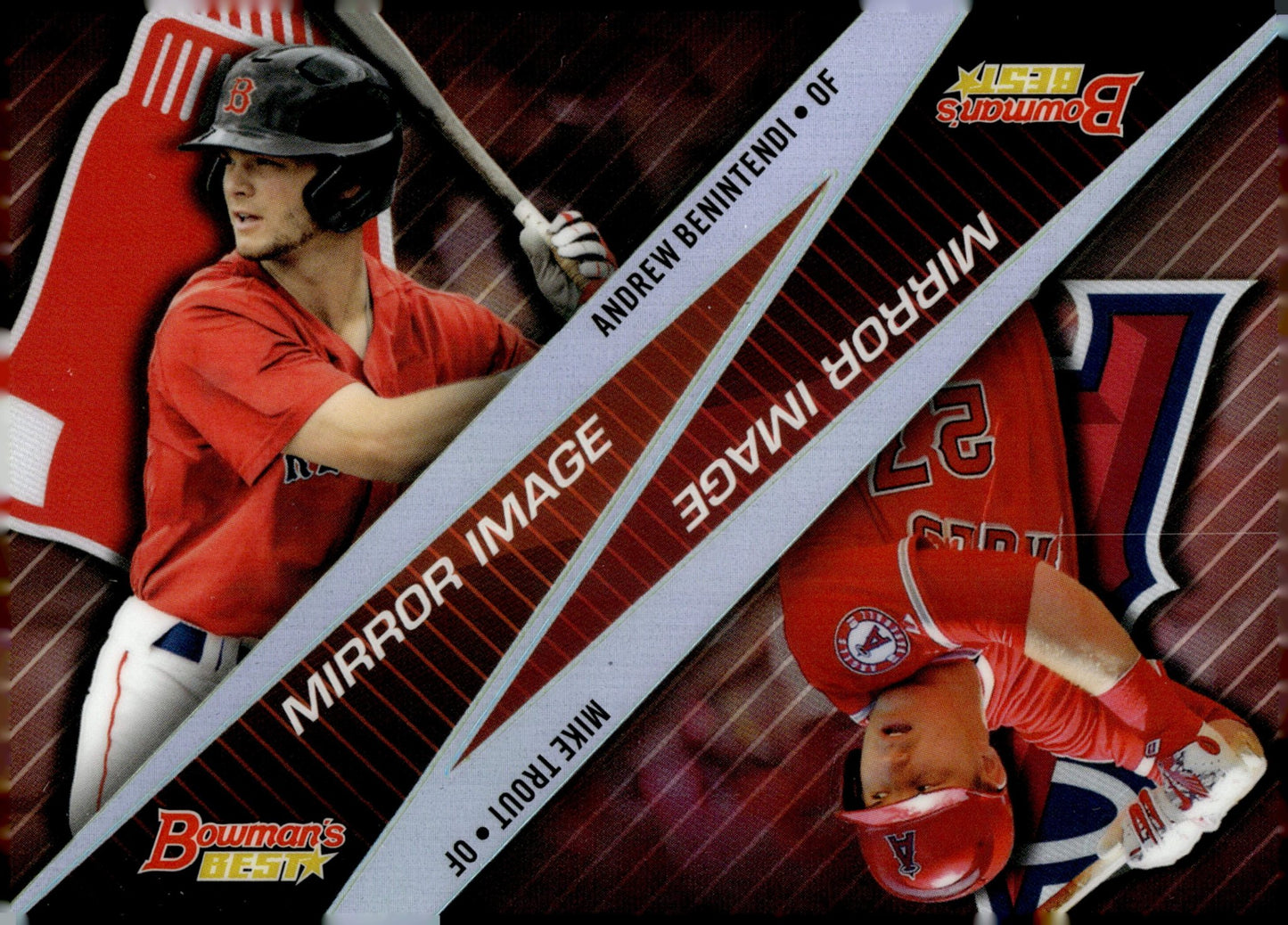 Andrew Benintendi / Mike Trout 2015 Bowman's Best Mirror Image #MI - 19 - Collector Store LLC