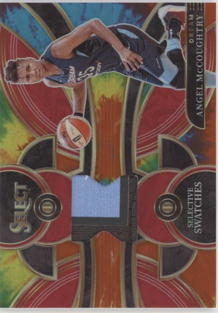 Angel McCoughtry 2024 Panini WNBA Select Tie - Dye Prizm Swatch 02/25 SW - AM - Collector Store LLC