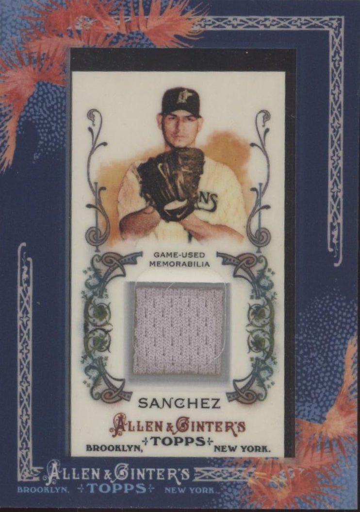 Anibal Sanchez 2011 Topps Allen & Ginter Mini Framed Swatch #AGR - ASA - Collector Store LLC
