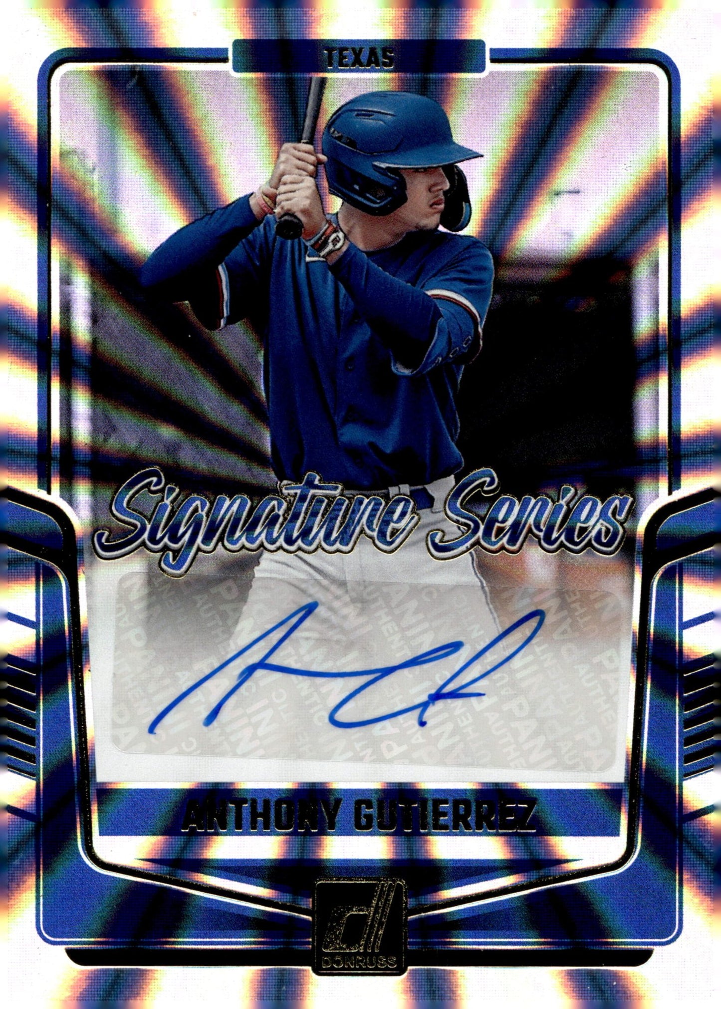 Anthony Gutierrez 2024 Panini Donruss Signature Series Auto #SS - AG - Collector Store LLC