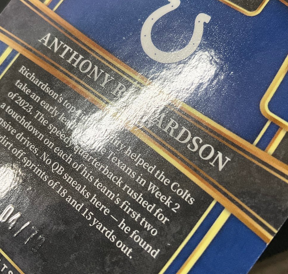 Anthony Richardson 2023 Panini Select Dragon Scale Prizm RC 04/70 #43 - Collector Store LLC