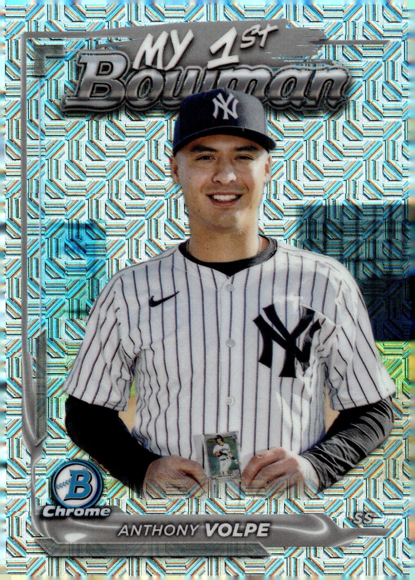 Anthony Volpe 2024 Bowman Chrome My 1st Bowman Mojo Refractor #M1B - 30 - Collector Store LLC