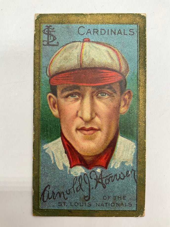 Arnold Hauser 1911 T205 Polar Bear #87 St. Louis Cardinals VG - Collector Store LLC