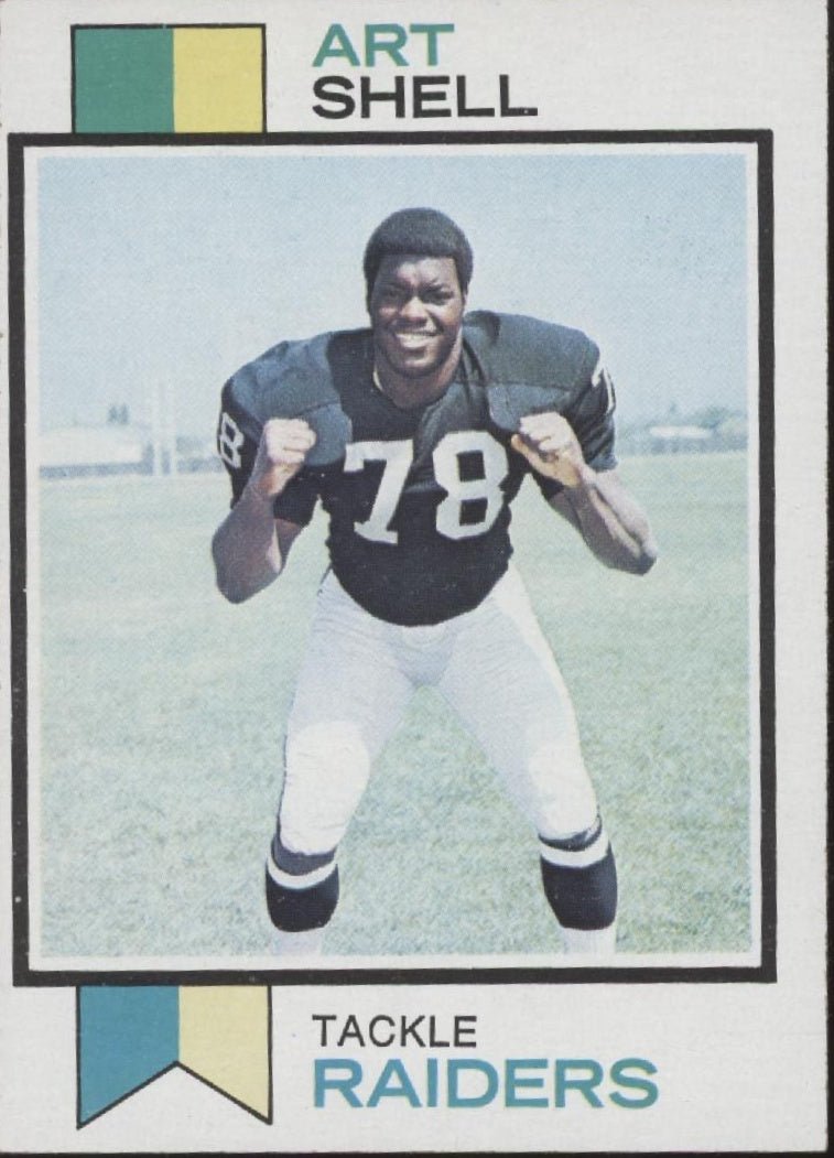 Art Shell 1973 Topps RC #77 Oakland Raiders EX #1 - Collector Store LLC
