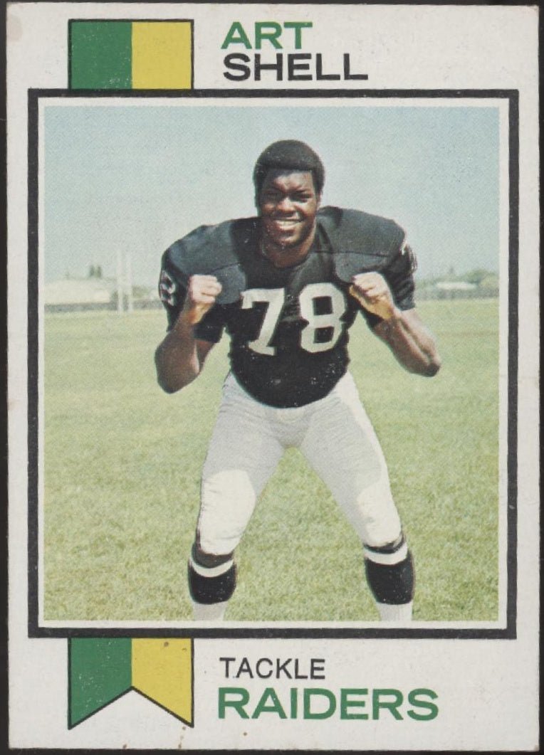 Art Shell 1973 Topps RC #77 Oakland Raiders EX #4 - Collector Store LLC