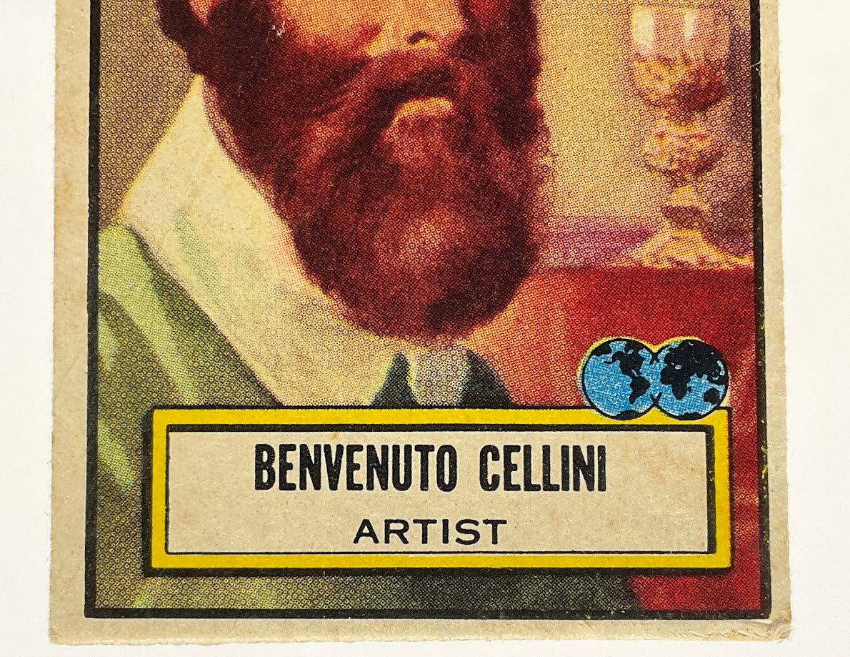 Benvenuto Cellini 1952 Topps Look 'n See #86 PR - Collector Store LLC