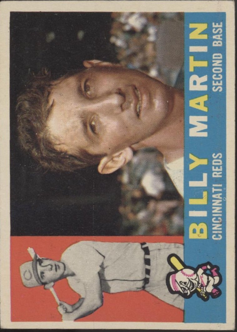 Billy Martin 1960 Topps #173 Cincinnati Reds VG #2 - Collector Store LLC