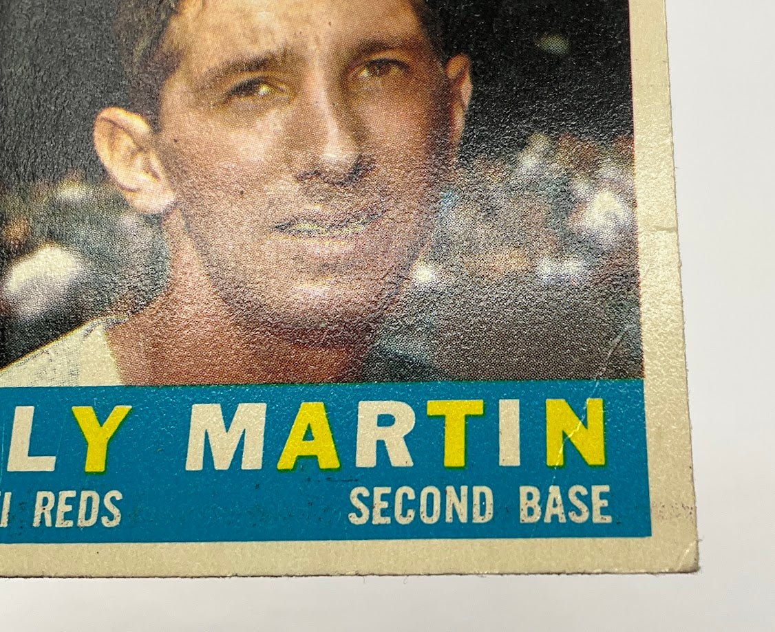 Billy Martin 1960 Topps #173 Cincinnati Reds VG #2 - Collector Store LLC