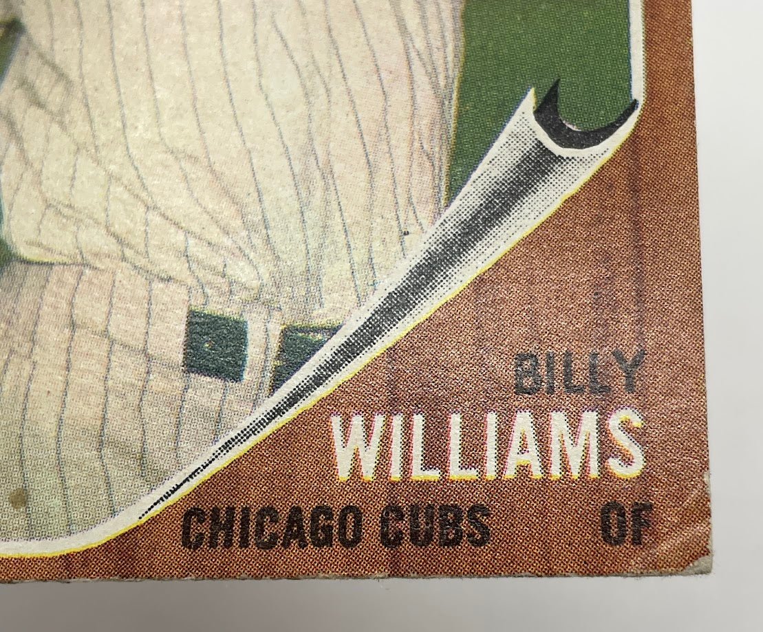 Billy Williams 1962 Topps #288 Chicago Cubs VG - EX - Collector Store LLC