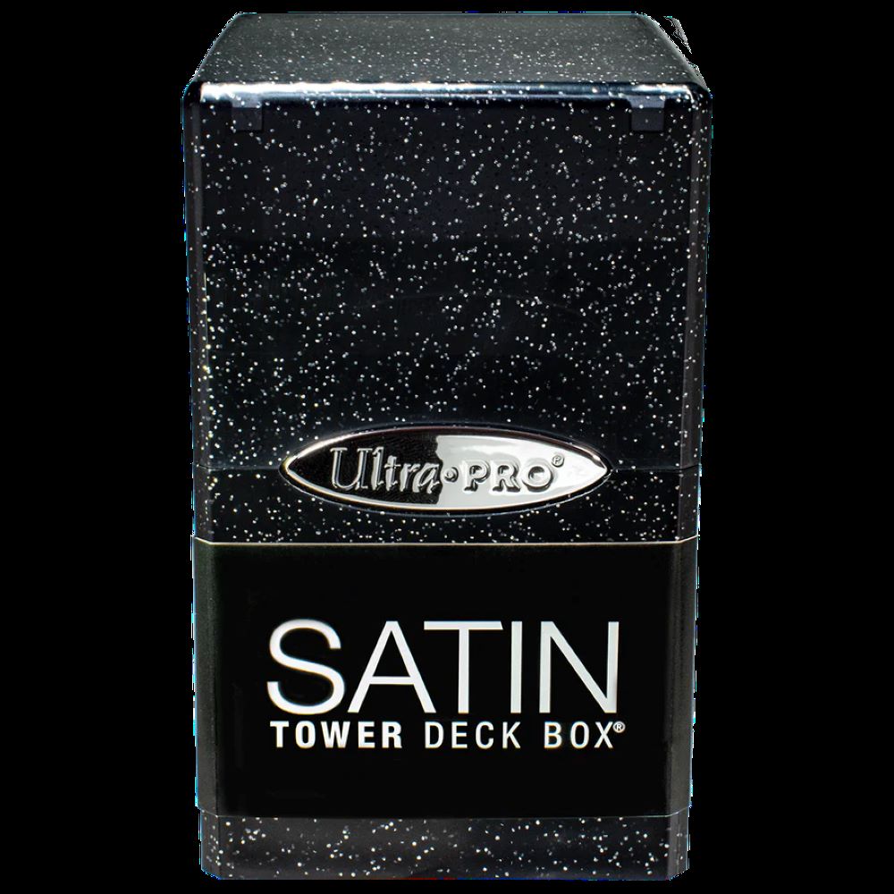 Ultra Pro: Glitter Satin Tower Deck Box (Black)