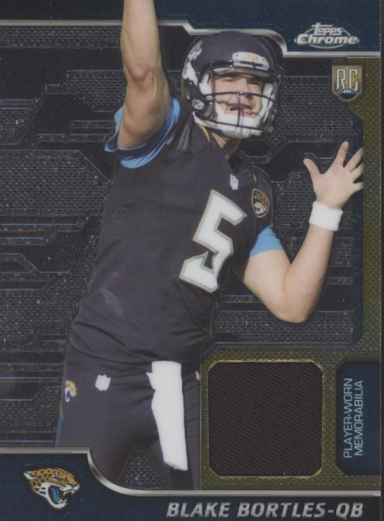 Blake Bortles 2014 Topps Chrome Swatch RC #RR - BB - Collector Store LLC
