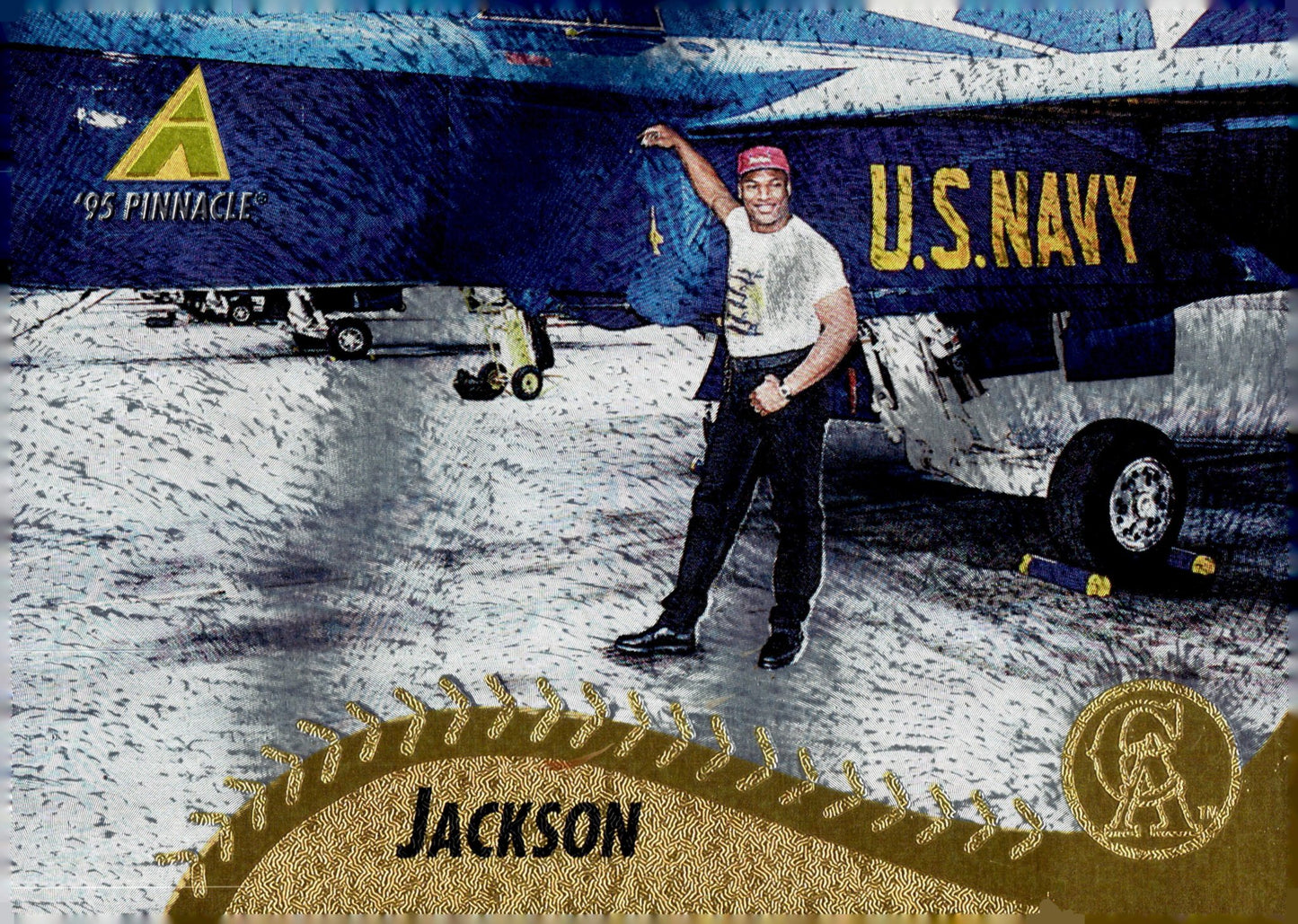 Bo Jackson 1995 Pinnacle Museum Collection US Navy #208 - Collector Store LLC