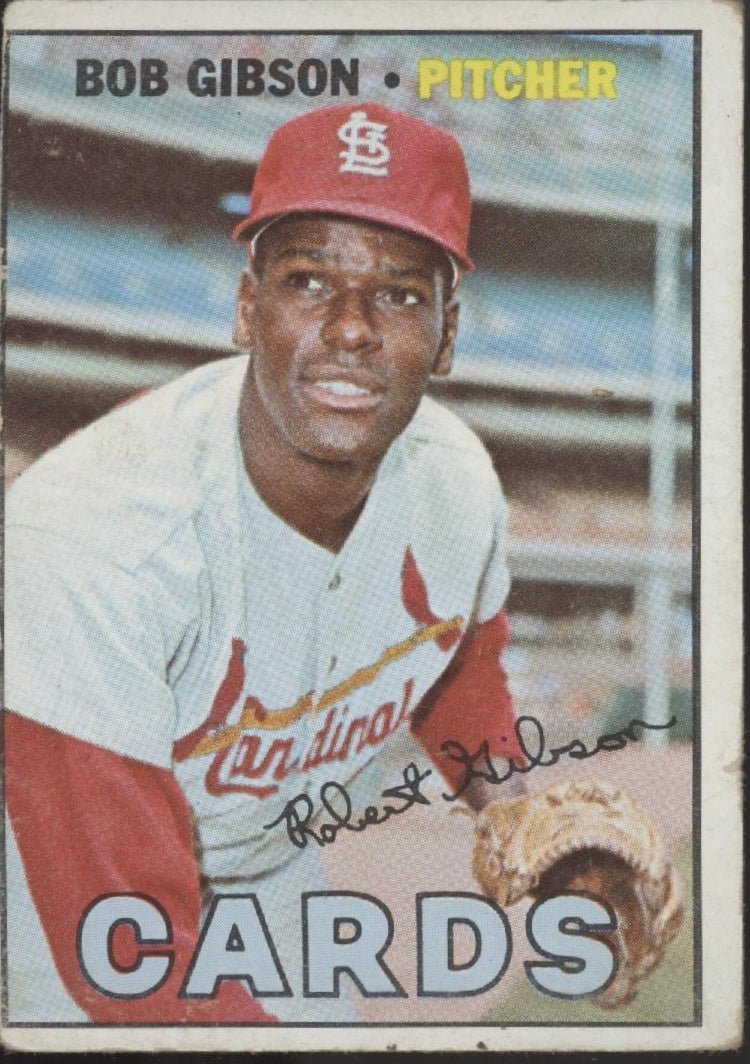 Bob Gibson 1967 Topps #210 St. Louis Cardinals PR #2 - Collector Store LLC