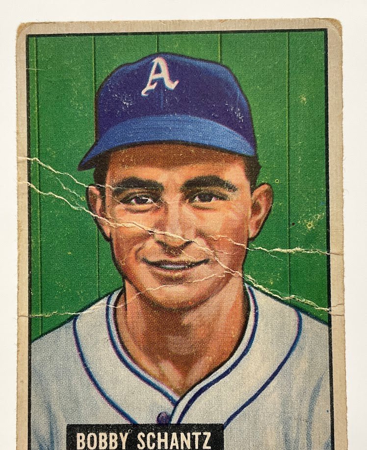 Bobby Schantz 1951 Bowman #227 Philadelphia Athletics GD #1 - Collector Store LLC