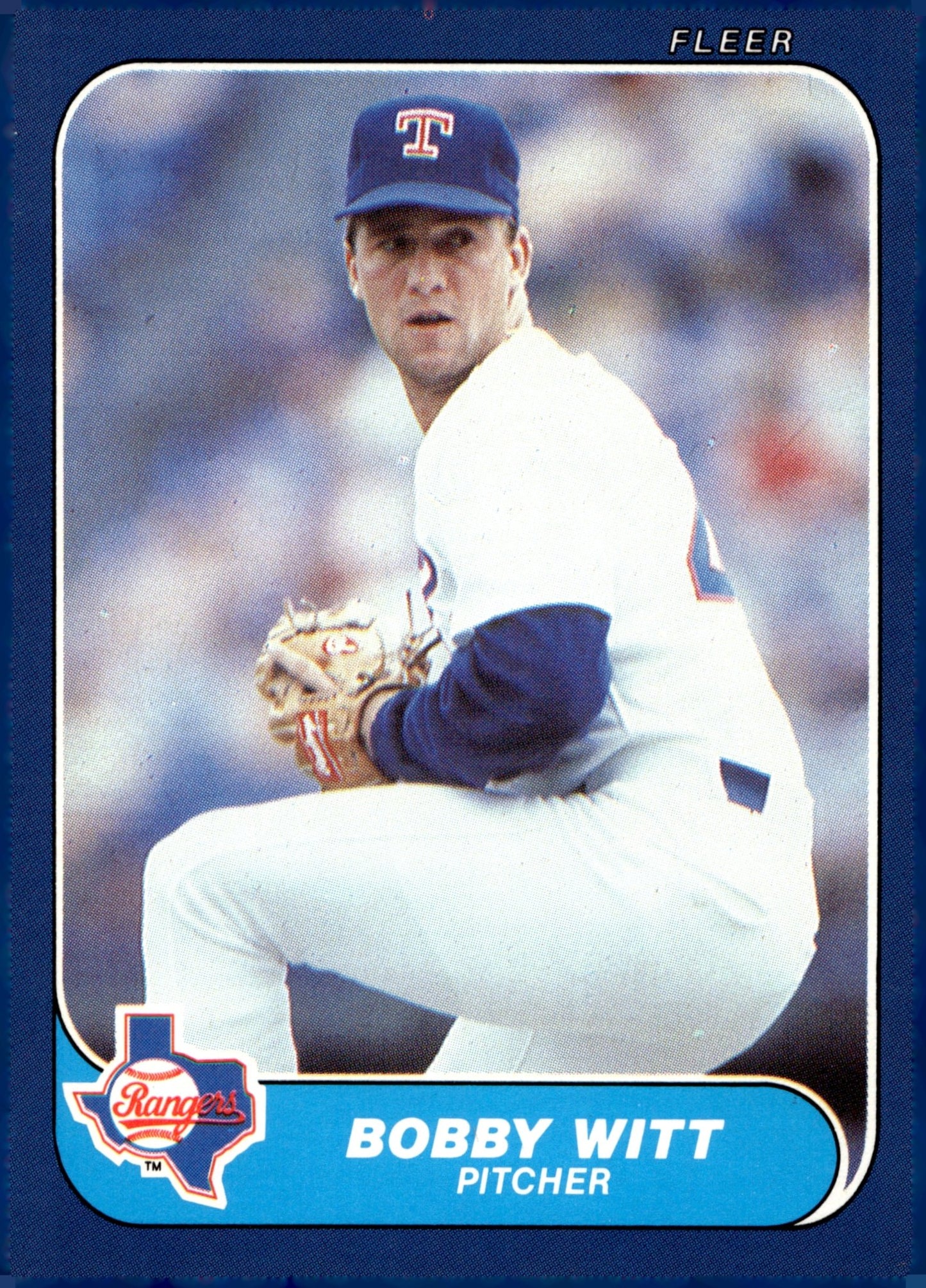 Bobby Witt 1986 Fleer Update RC #U - 129 - Collector Store LLC