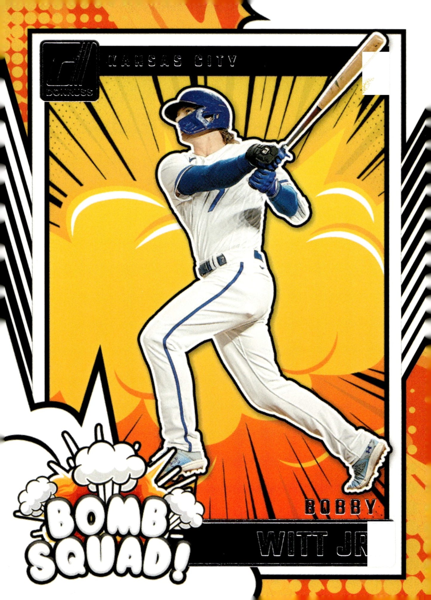 Bobby Witt Jr. 2024 Panini Donruss Bomb Squad! #13 - Collector Store LLC