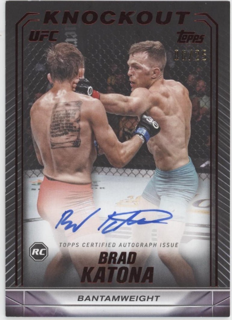 Brad Katona 2024 Topps Knockout Red RC Auto 06/25 #KNA - BKA - Collector Store LLC
