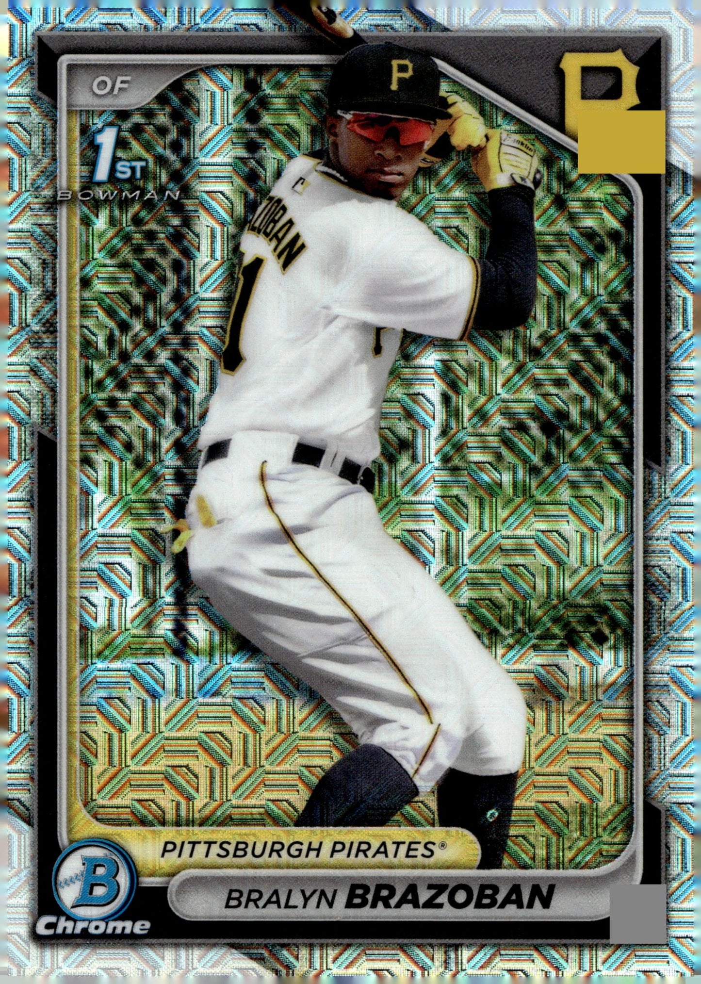 Bralyn Brazoban 2024 Bowman Chrome Mojo Refractor #BCP - 224 - Collector Store LLC