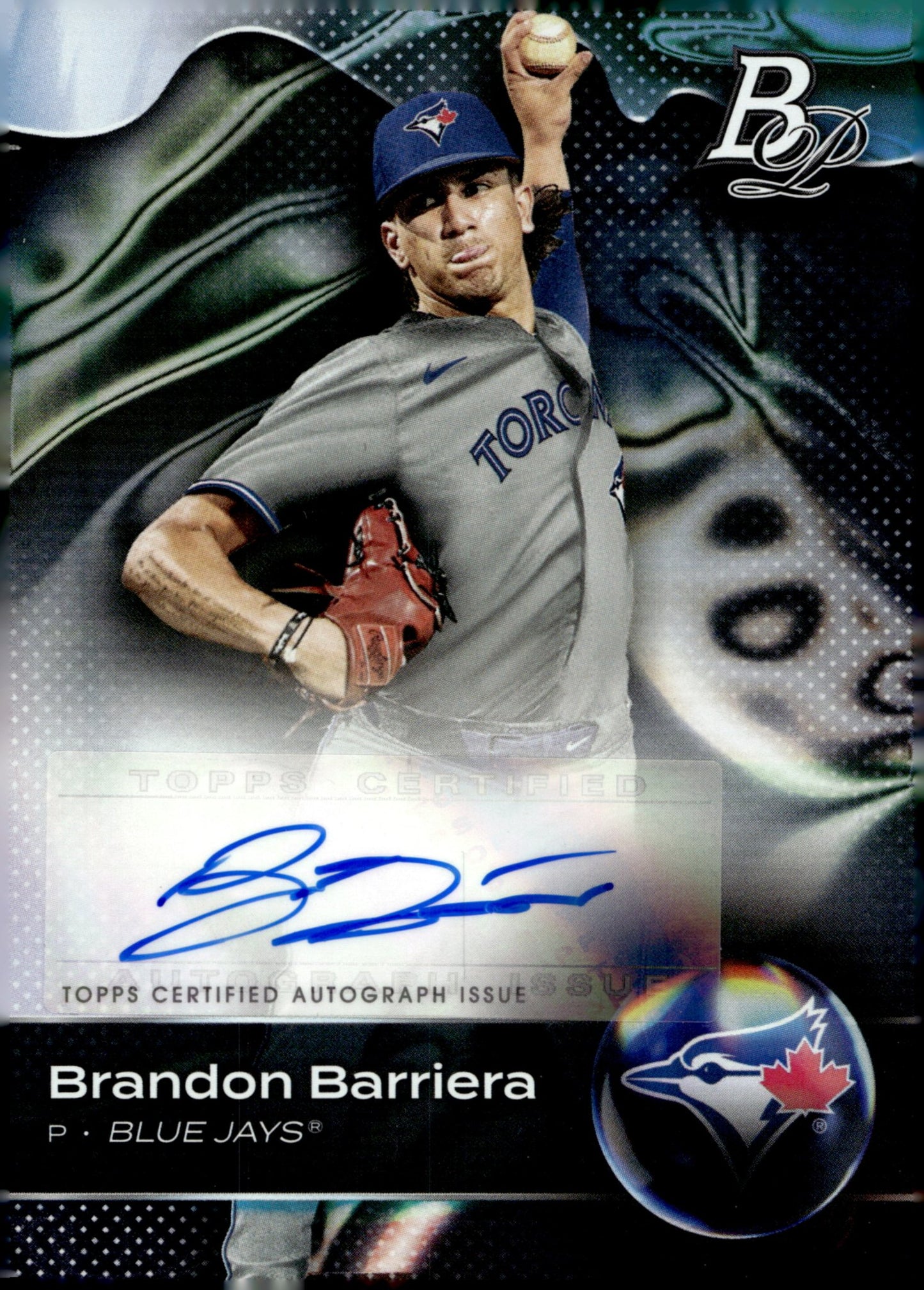 Brandon Barriera 2023 Bowman Platinum Auto #TOP - 66 - Collector Store LLC