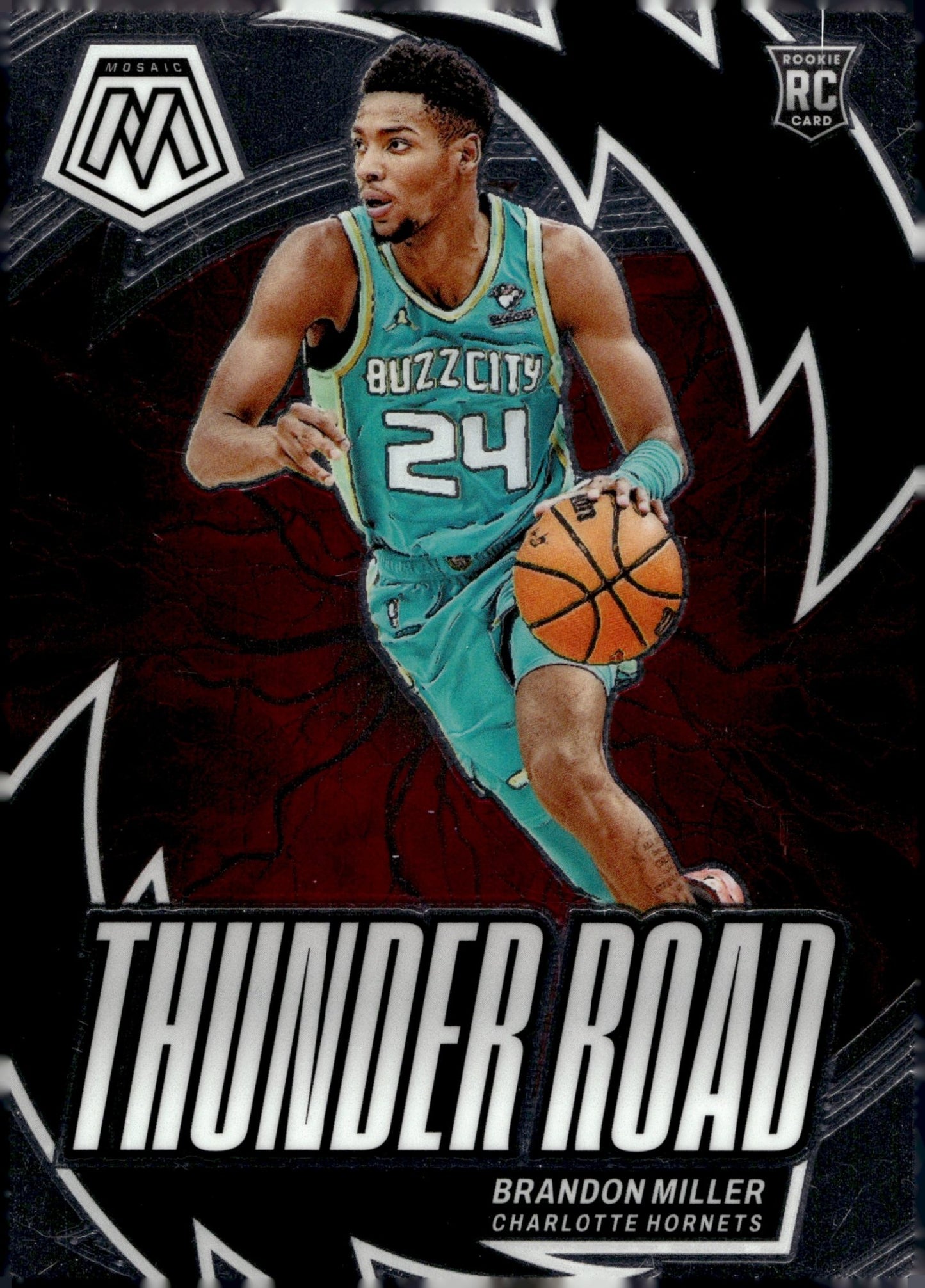 Brandon Miller 2023 - 24 Panini Mosaic Thunder Road RC #19 - Collector Store LLC