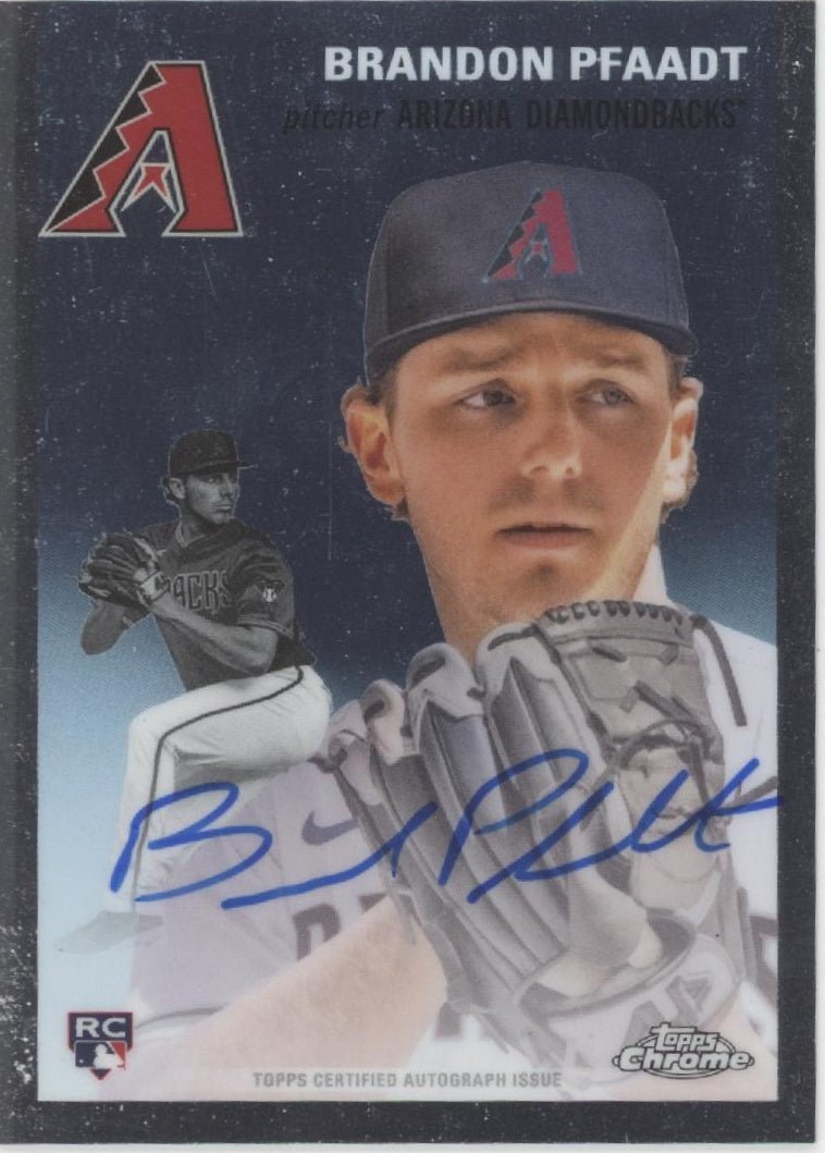 Brandon Pfaadt 2023 Topps Chrome Platinum RC Auto CPA - BPF - Collector Store LLC