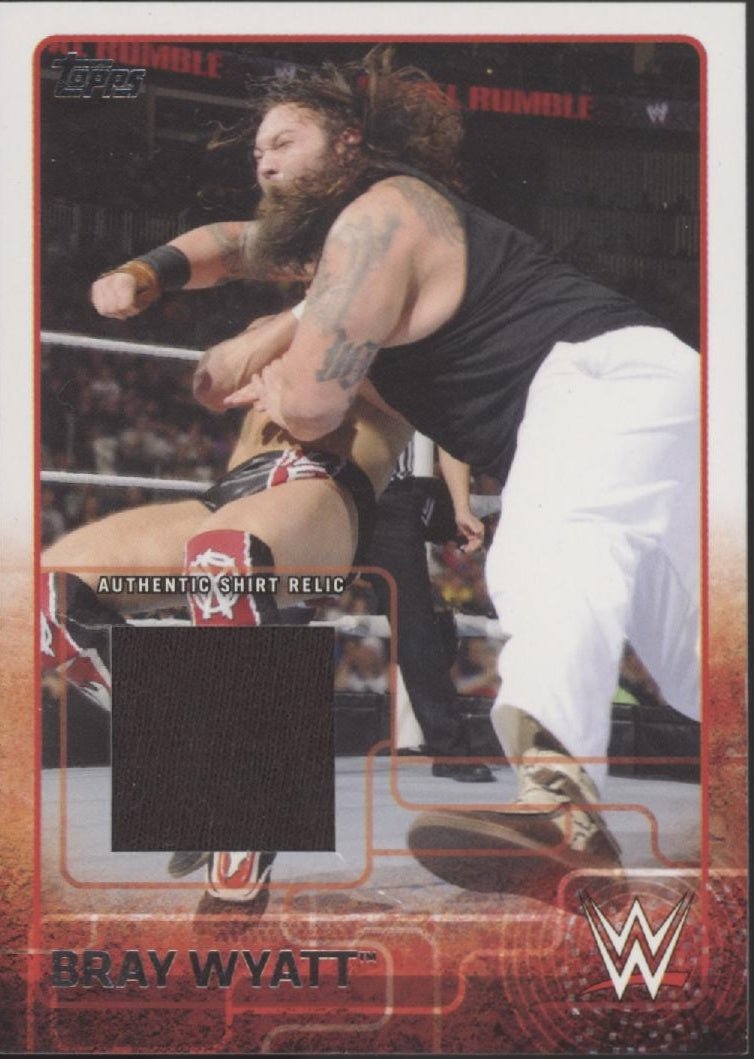 Bray Wyatt 2015 Topps WWE Shirt Swatch Card - Collector Store LLC