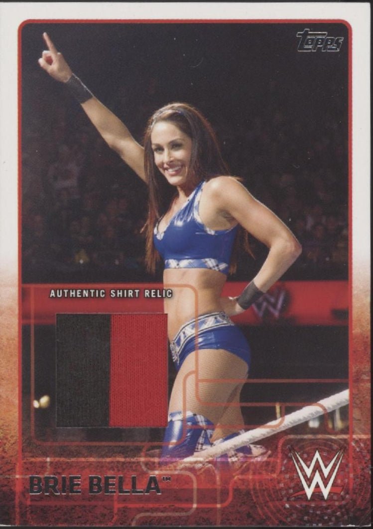 Brie Bella 2015 Topps WWE Shirt Swatch Card #2 - Collector Store LLC