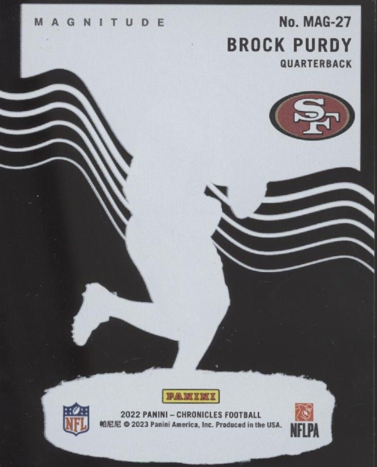 Brock Purdy 2022 Panini Chronicles Magnitude Clear RC #MAG - 27 - Collector Store LLC