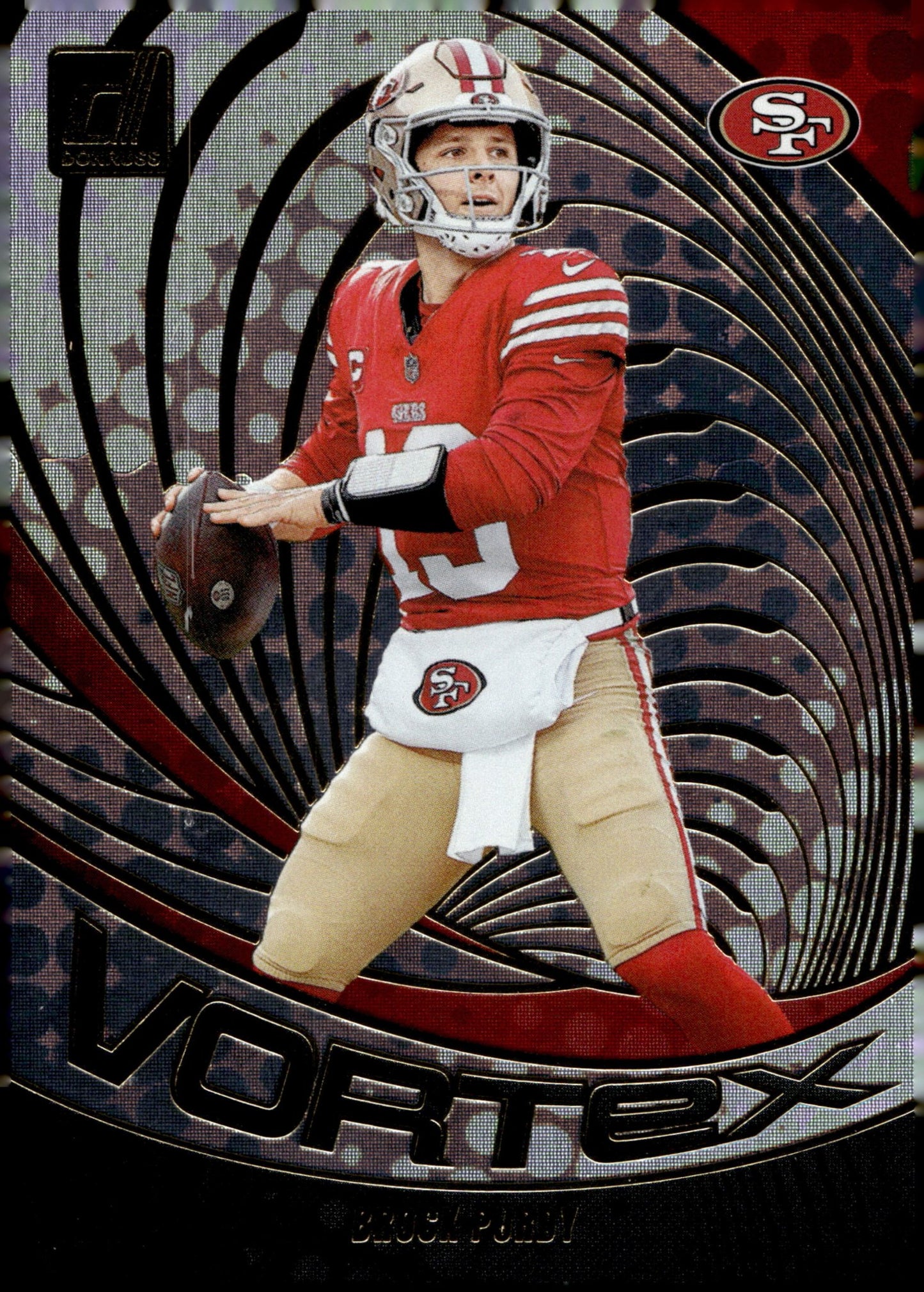 Brock Purdy 2024 Panini Donruss Vortex #VOR - BPU - Collector Store LLC