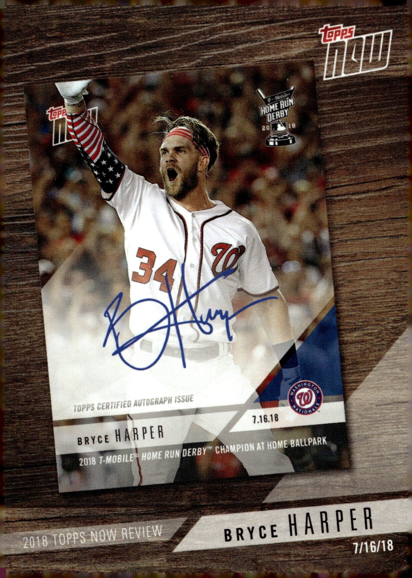 Bryce Harper 2019 Topps Now Review #TN - 6 - Collector Store LLC