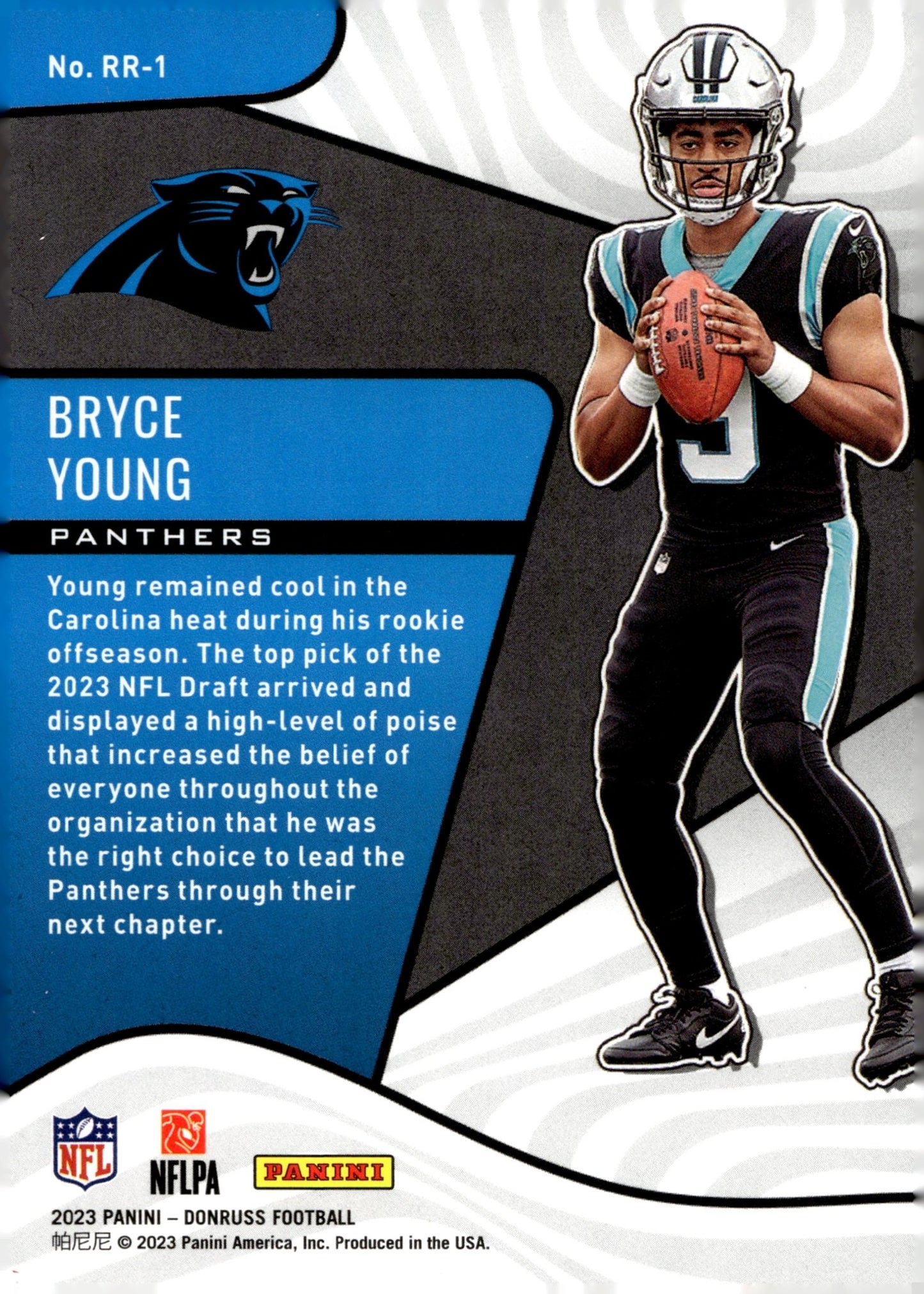 Bryce Young 2023 Panini Donruss Rookie Revolution RC #RR - 1 - Collector Store LLC