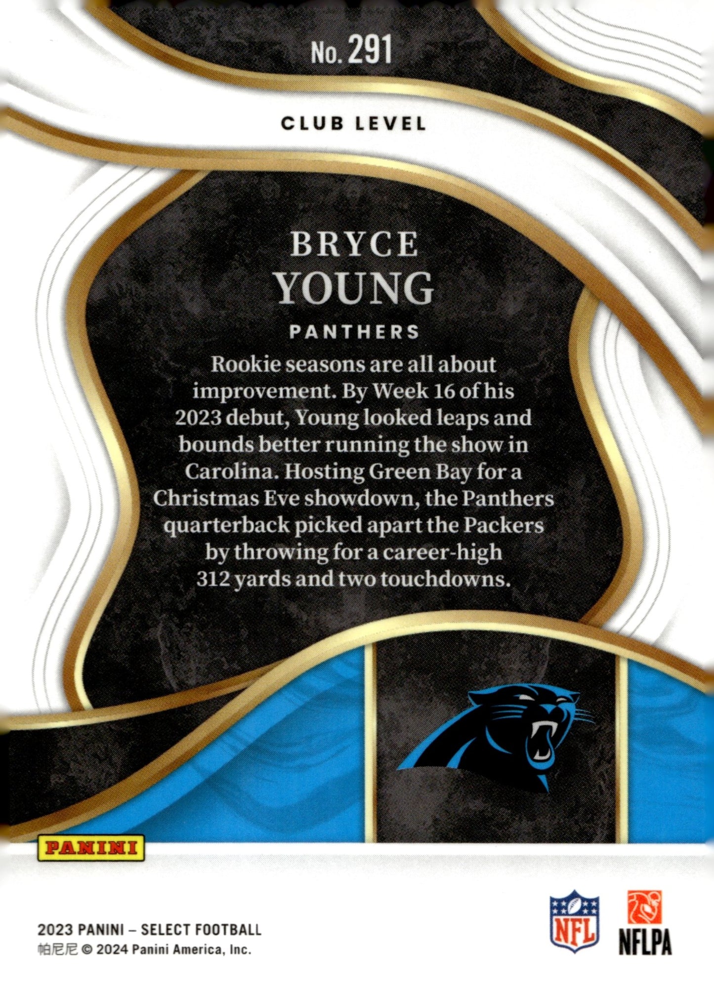 Bryce Young 2023 Panini Select RC #291 - Collector Store LLC