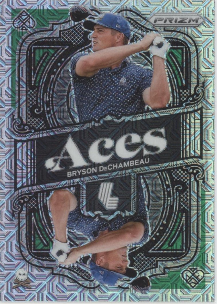 Bryson DeChambeau 2024 Panini Prizm LIV Aces Mojo Prizm 37/54 6 - Collector Store LLC