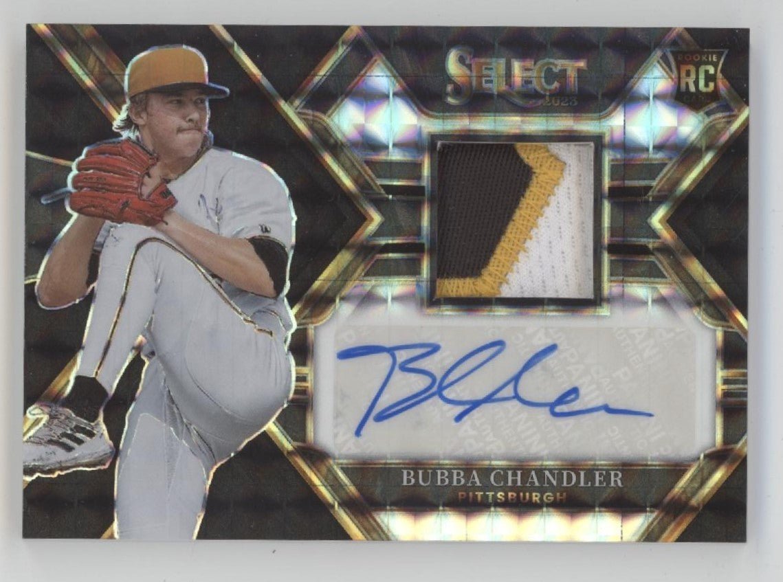 Bubba Chandler 2023 Panini Select Prizm Swatch RC Auto 1 of 1 - Collector Store LLC