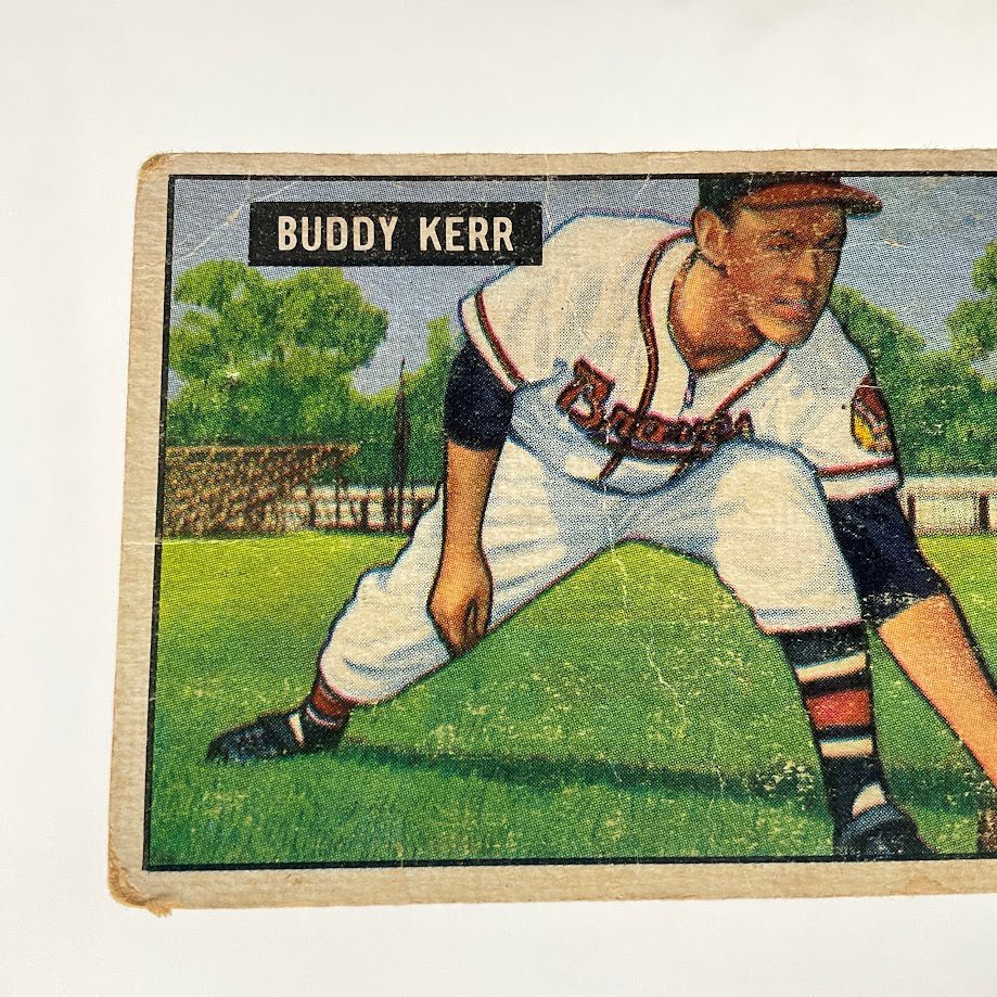 Buddy Kerr 1951 Bowman #171 Boston Braves GD - Collector Store LLC