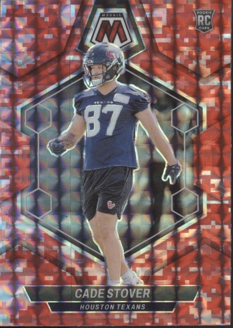 Cade Stover 2024 Panini Mosaic Red Camo Prizm RC #384 - Collector Store LLC
