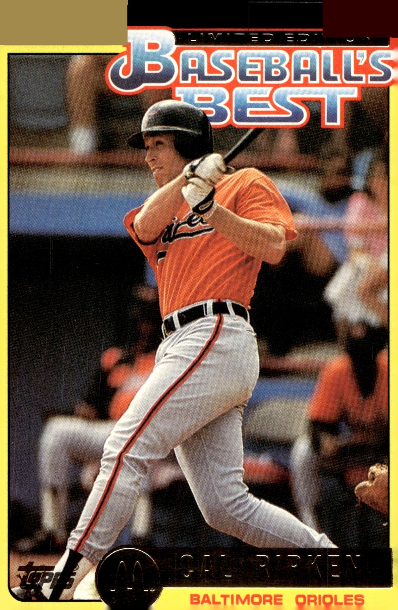 Cal Ripken 1992 Topps McDonald's Limited Edition Baseball's Best #13 - Collector Store LLC