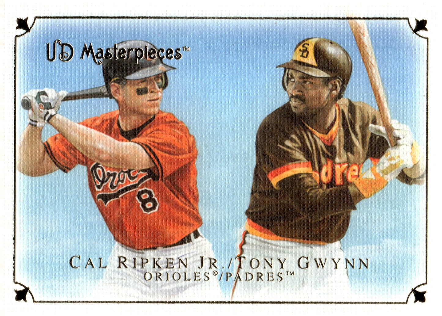 Cal Ripken Jr. / Tony Gwynn 2007 Upper Deck Masterpieces 42 - Collector Store LLC
